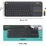 logitech k400 plus connexion sans fil 10 metres