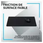 tapis souris gaming rigide antiderapant logitech