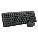 logitech mk250 clavier souris compact sans fil azerty bureau