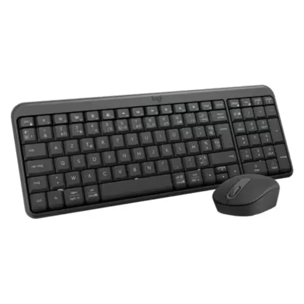 logitech mk250 clavier souris compact sans fil azerty bureau