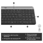 vue globale logitech mk470 combo