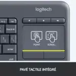 clavier sans fil pavé tactile