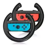 volant nintendo switch joy con steering wheel grip noir