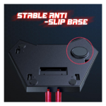support casque transparent