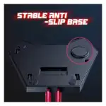 support casque transparent