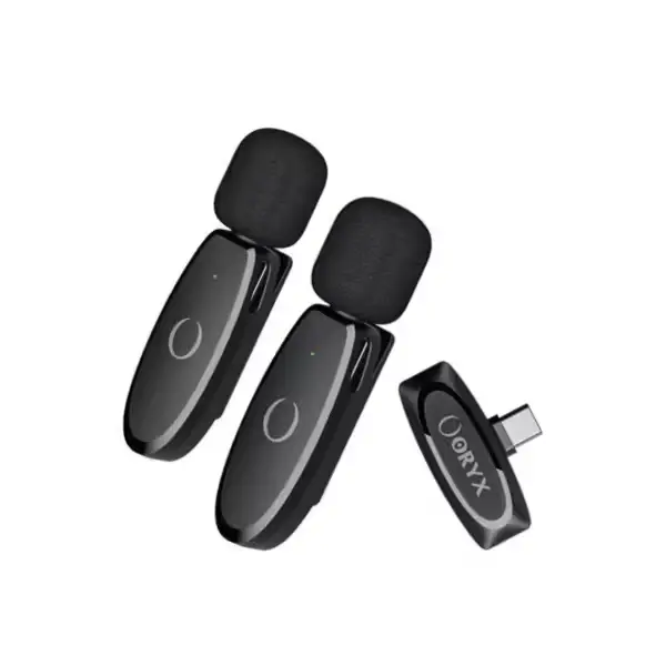 oryx w mic duo microphone sans fil double audio vlog