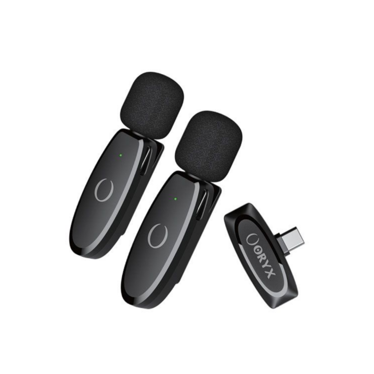 oryx w mic duo microphone sans fil double audio vlog