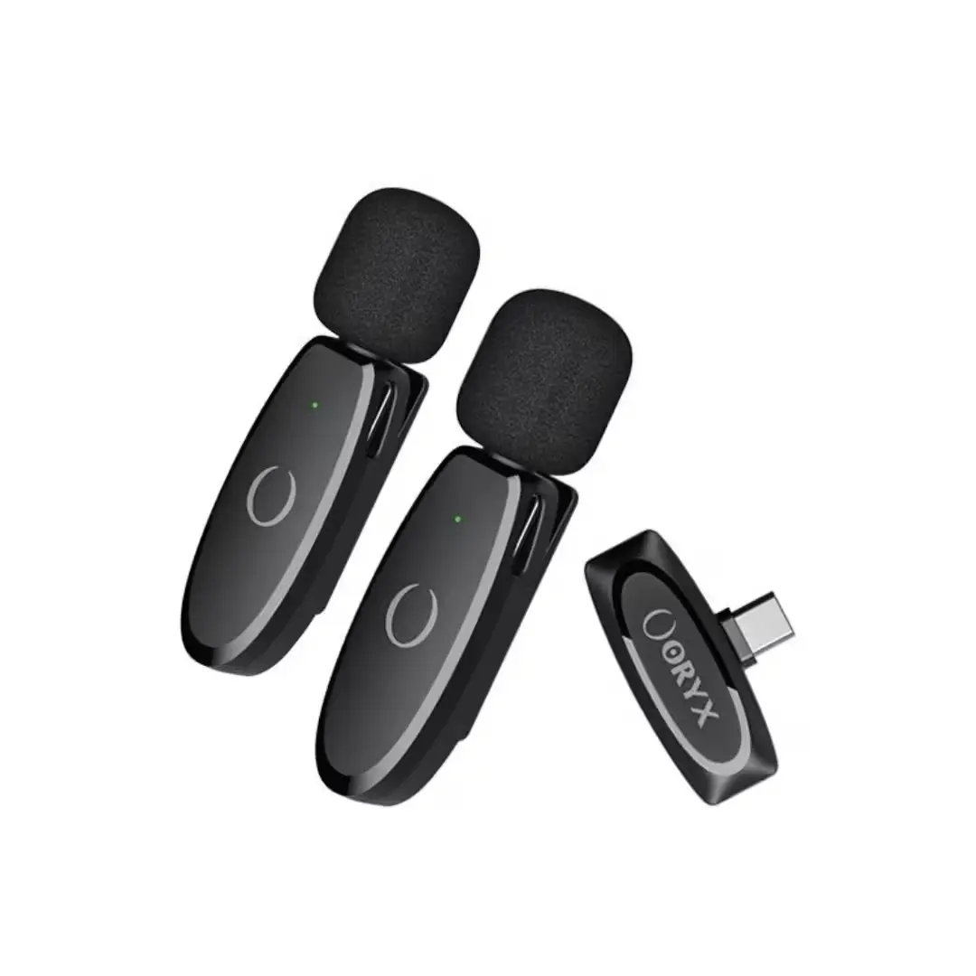 oryx w mic duo microphone sans fil double audio vlog