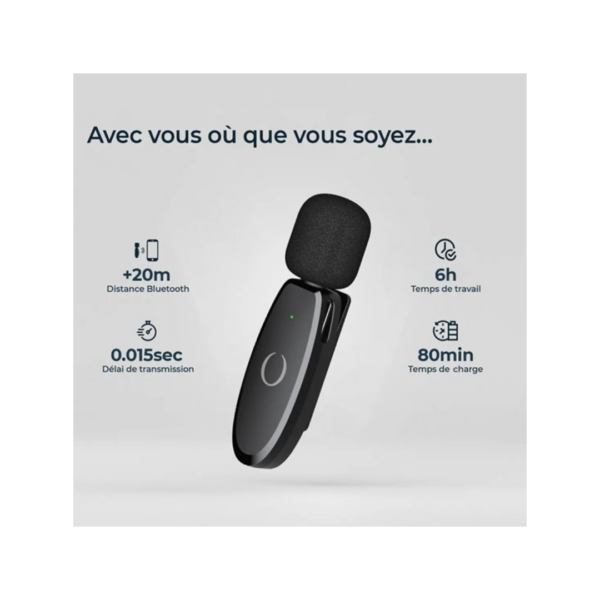 micro sans fil oryx streaming smartphone camera