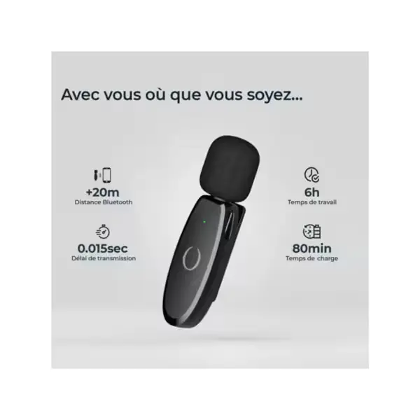 micro sans fil oryx streaming smartphone camera