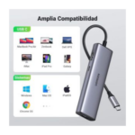 hub ugreen usb c hdmi 4k recharge rapide 100w