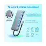 adaptateur usb c multifonction avec ethernet gigabit