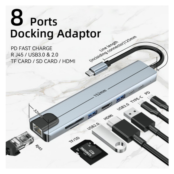station accueil usb c avec usb 3.0 usb 2.0 sd tf