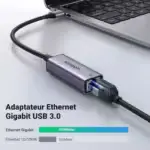 adaptateur réseau ugreen usb 3.0 ethernet gigabit