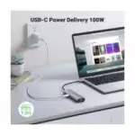 adaptateur usb c 7 ports avec sd tf compact