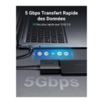 convertisseur ssd hdd sata vers usb compact