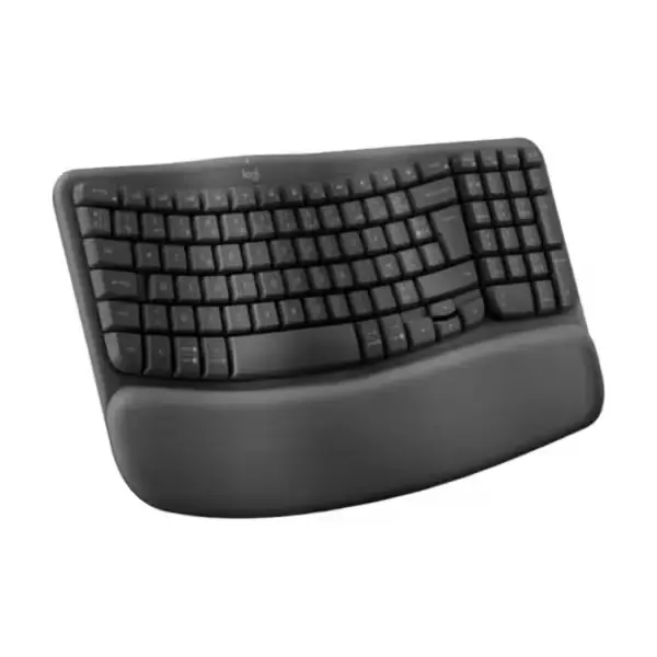 clavier logitech wave keys design incurve confortable bureau