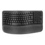 logitech wave keys clavier ergonomique azerty bluetooth repose poignets