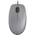 logitech m110 silent souris filaire gris silencieuse bureau