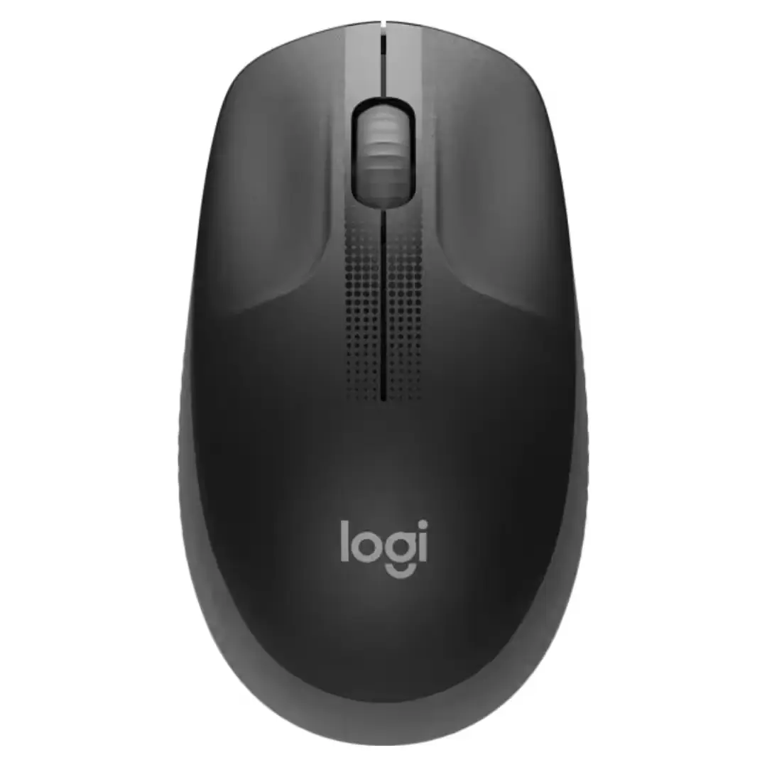 logitech m190 souris sans fil grande main 1000 dpi charbon
