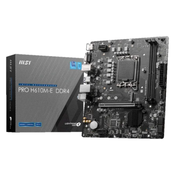 carte mère MSI PRO H610M-E DDR4