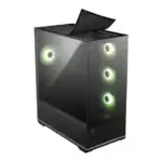boîtier PC gamer airflow optimisé noir
