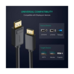 câble DisplayPort 4K connexion PC écran gaming