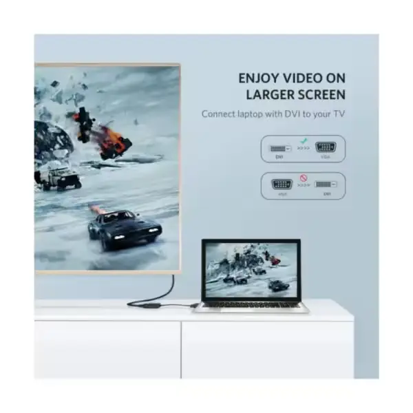 câble DVI vers VGA Full HD