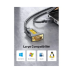 câble USB vers DB9 mâle UGREEN