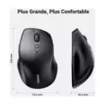 souris ergonomique silencieuse 4000 DPI