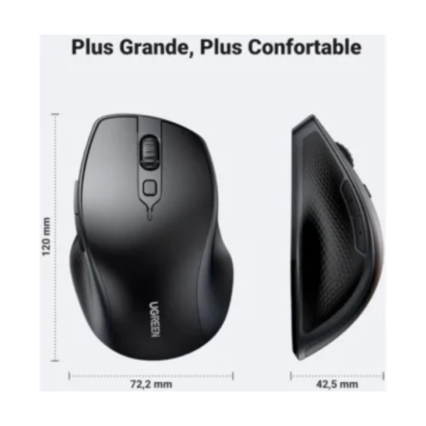souris ergonomique silencieuse 4000 DPI