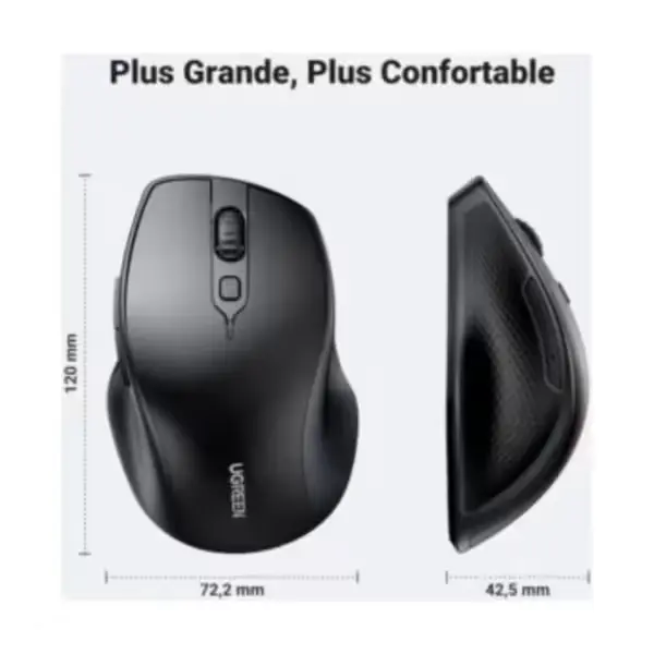 souris ergonomique silencieuse 4000 DPI