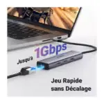 hub usb c ugreen revodok avec power delivery 100w