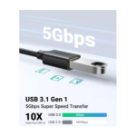 câble USB-C vers USB USB 3.0 transfert données