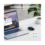 souris bleue ergonomique pour PC