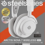 SteelSeries Arctis Nova 7 Gen2 Casque Gaming Sans Fil coussinets confortables
