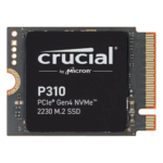 SSD Crucial P310 2 To – M.2 2230 PCIe Gen4 NVMe, Lecture 7100 Mo/s, Garantie 5 Ans