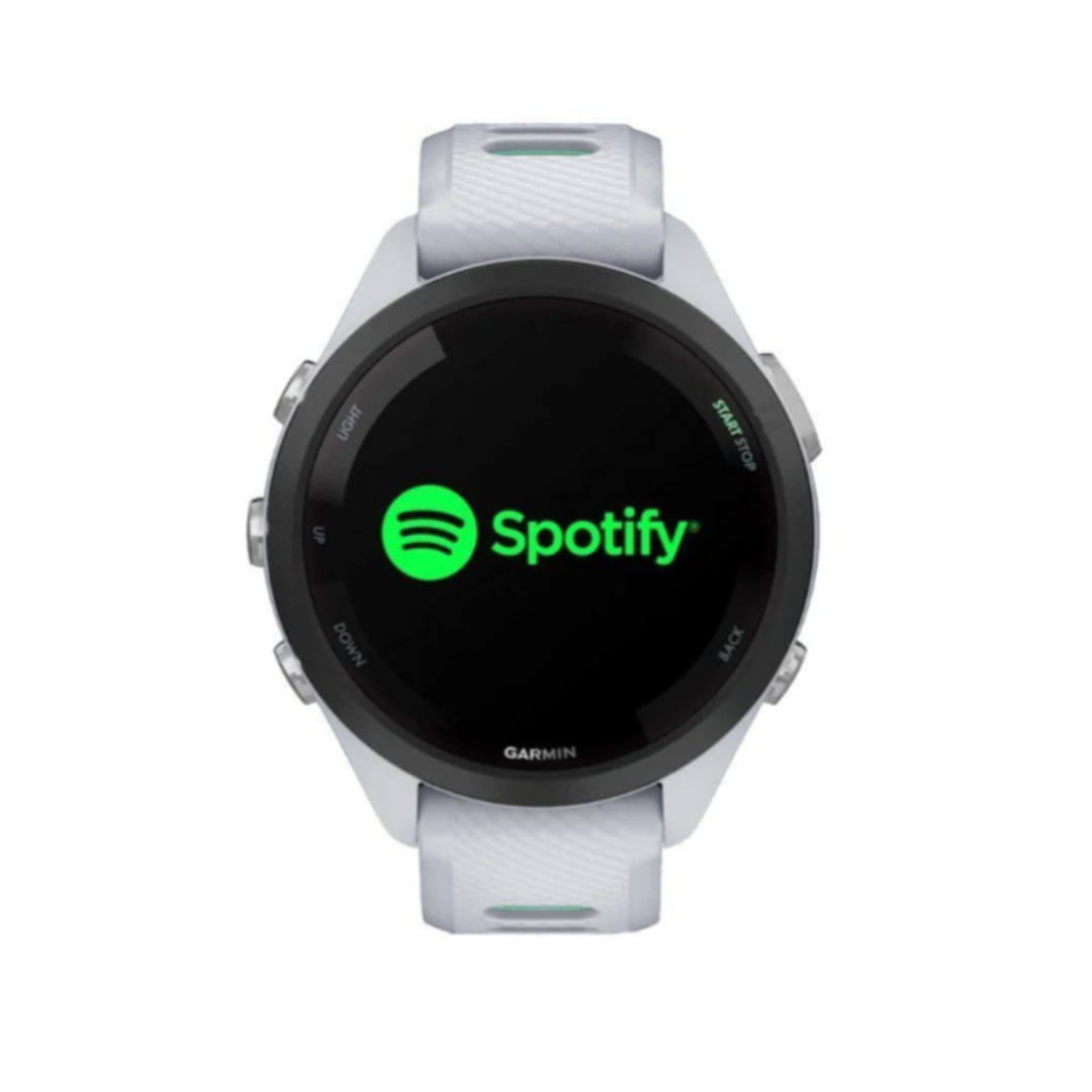 GARMIN-1 Montre GPS Garmin Forerunner 265S Blanche – Montre Connectée Running et Multisports – Image 1