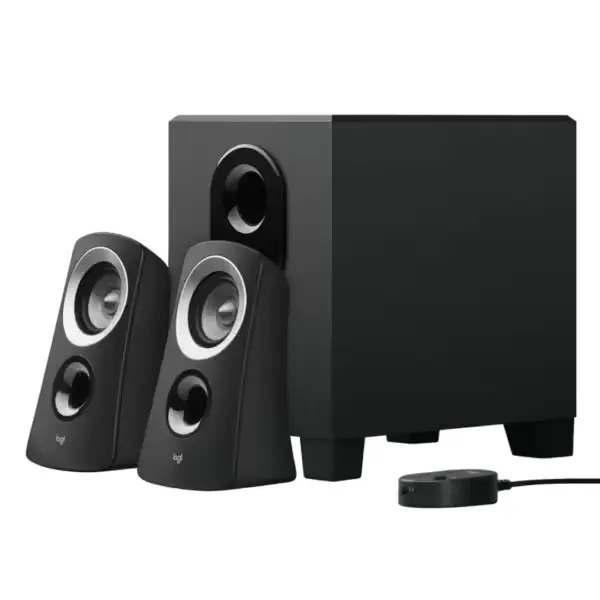 haut-parleurs Logitech avec caisson de basses