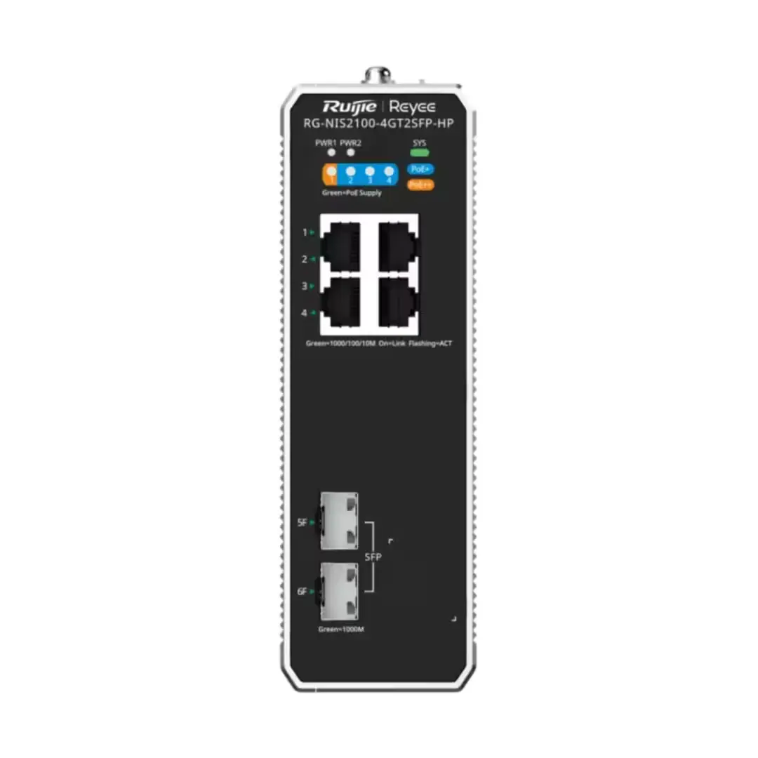 Switch industriel Reyee RG-NIS2100-4GT2SFP-HP