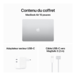 Apple MacBook Air 15″ (2024) M3 – 8 Go – SSD 256 Go – Occasion – Image 3